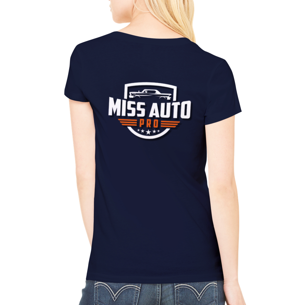 Miss Auto Pro Palmerston North - Premium Womens V-Neck T-shirt