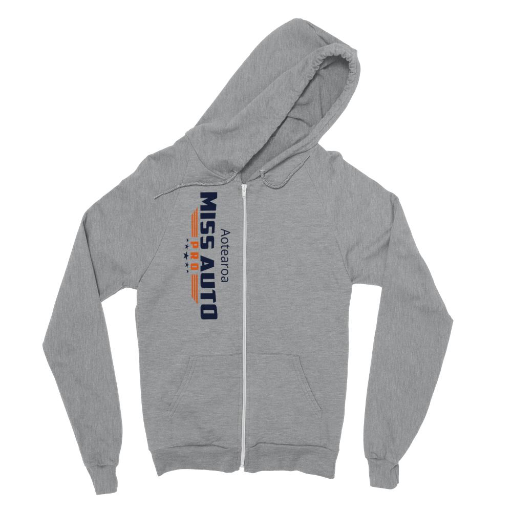 Aotearoa MAP Classic Unisex Zip Hoodie